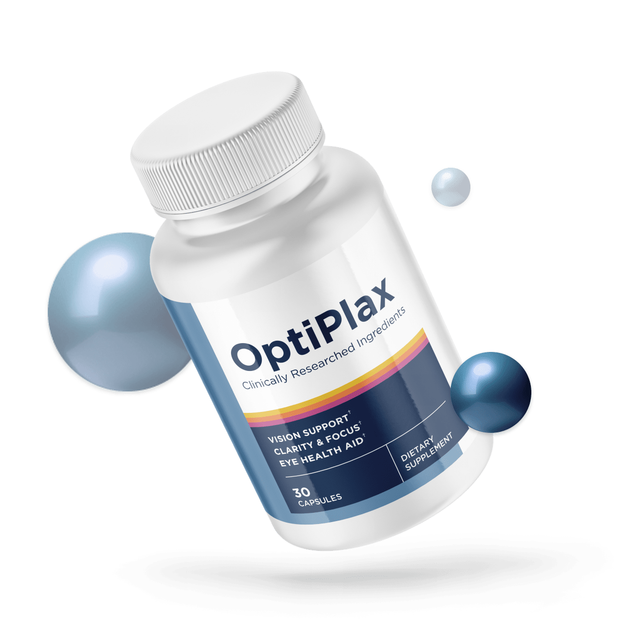 OptiPlax USA eye health supplement bottle